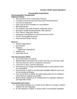 PSY 2012 - Class Notes