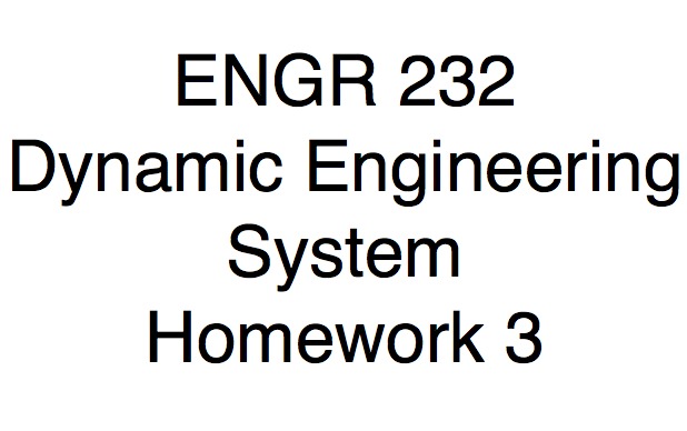 ENGR 232 - Study Guide