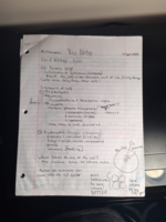 BIOL 1020 - Class Notes - Week 1