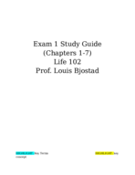 LIFE 102 - Study Guide