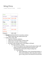 UCR - HIST 10 - Class Notes - Week 8