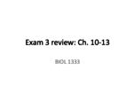 UTA - BIOL 1333 - Study Guide - Midterm