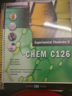 CHEM 126 - Class Notes - Week 4