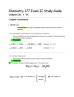 CHEM 177 - Study Guide
