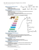 BSC 108 - Study Guide