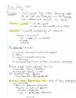 ECON 25100 - Class Notes - Week 1