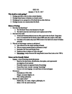 GEO 101 - Class Notes - Week 2