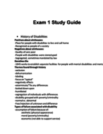 EEX 2000 - Study Guide