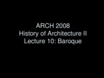 LSU - ARCH 2008 - Class Notes - Week 5