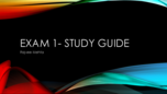 POLS 1101 - Study Guide