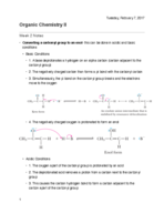 CHEM 241 - Class Notes - Week 2