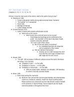 ANT 2000 - Study Guide