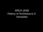 ARCH 2008 - Class Notes - Week 7