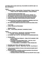 ACCT 2301 - Study Guide