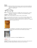What is a pediment used for?