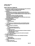 ANT 3520 - Study Guide