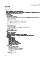 CELL 4340 - Study Guide