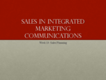 Explain what Integrated Marketing Communication is.