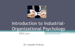 brooklyn college industrial organizational psychology
