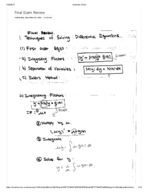 Enumerate the techniques used in solving differential equations. 