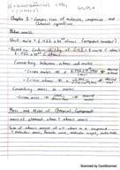 CHEM 1150 - Class Notes - Week 2