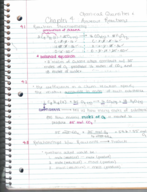 CHEM 1211 - Class Notes - Week 4
