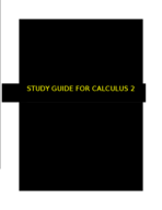MATH 1432 - Study Guide