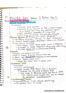 CalPoly - MCRO 224 - Class Notes - Week 3