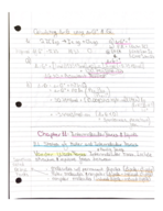 CHEM 206 - Class Notes - Week 4