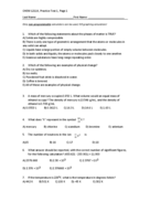 GSU - CHEM 1211 - Study Guide - Midterm