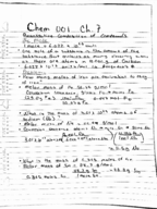 chem 001 - Class Notes - Week 9