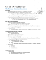 CH ST 1 - Study Guide