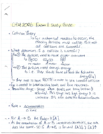 CHM 2046 - Study Guide
