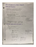 USC - MATH 245 - Class Notes - Week 1