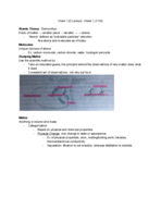 CHEM 122 - Class Notes - Week 1
