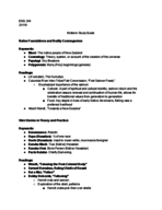ENG 244 - Study Guide
