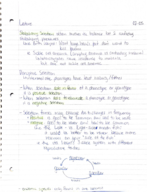 BIOLOGY 1114 - Class Notes - Week 5