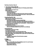 HIST 1011 - Study Guide