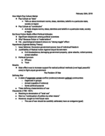 GVPT 200 - Study Guide