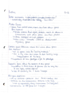 BIOLOGY 1114 - Class Notes - Week 12