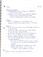 BIOLOGY 1114 - Class Notes - Week 13