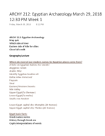 UW - ARCHY 212 - Class Notes - Week 1