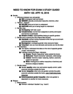 ANTH 135 - Study Guide