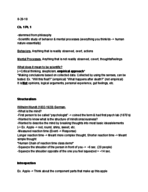 KSU - PSY 11762-001 - Class Notes - Week 1