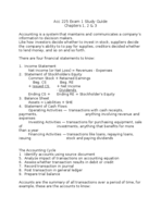 ACCT 225 - Study Guide