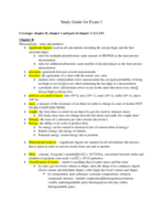 CHEM 120 - Study Guide