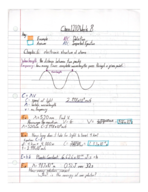 CHEM 1210 - Class Notes - Week 8
