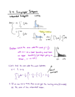 What is the improper integral?