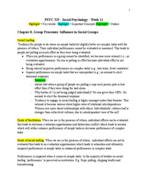 PSYC 325 - Class Notes - Week 11