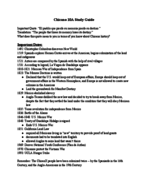 UCLA - CHICANO 10A - Study Guide - Midterm